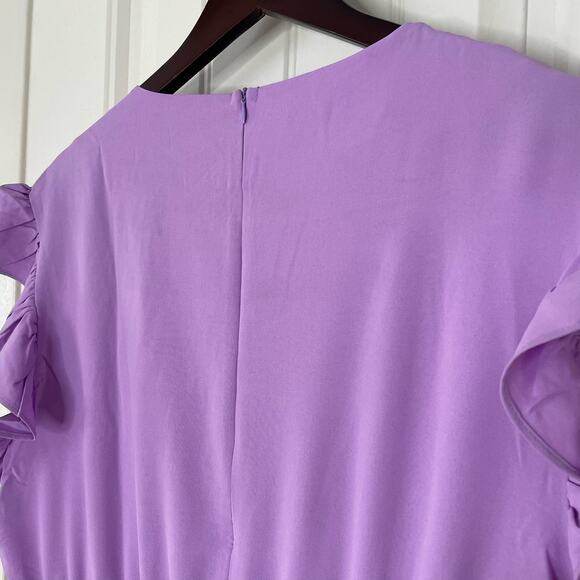Lavender Ruffle Dress - Picture 5 of 10